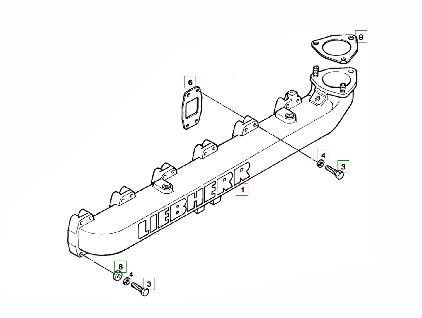 LIEBHERR D926 TI-E A2 на запчасти