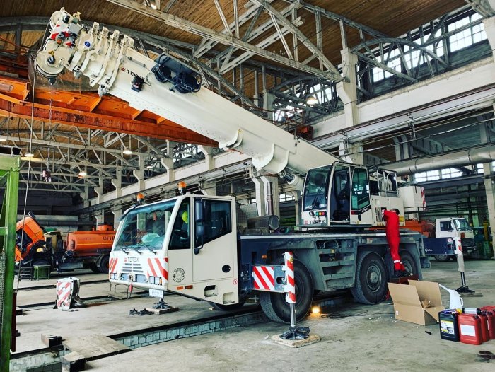 Техническое обслуживание автокрана TEREX DEMAG AC50