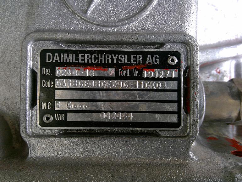 Mercedes Benz G240-16