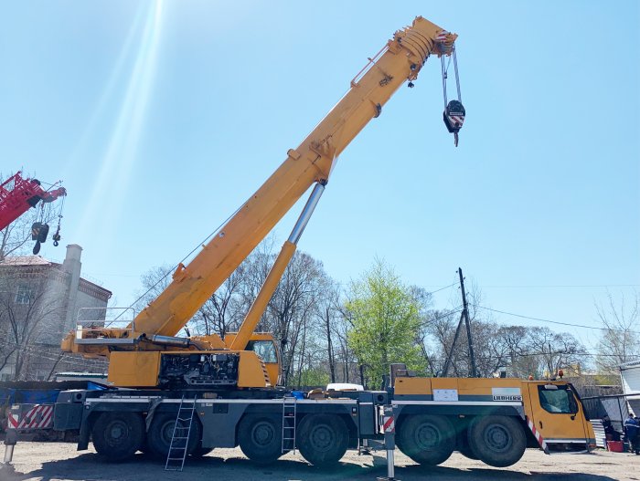 Восстановление автокрана LIEBHERR LTM 1250-6.1 после пожара