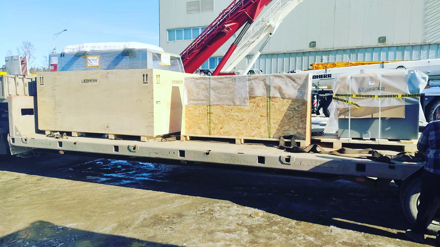 Замена кабины автокрана LIEBHERR LTM 1100