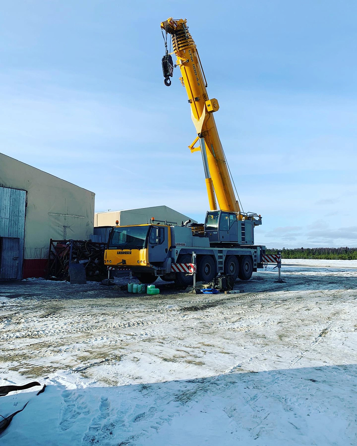 Замена сцепления автокрана LIEBHERR LTM 1100-4.2